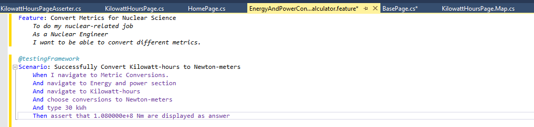 Not Bind Steps SpecFlow